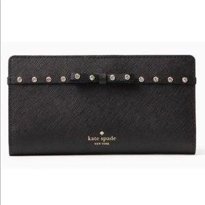 Kate Spade Jeweled Leather Wallet